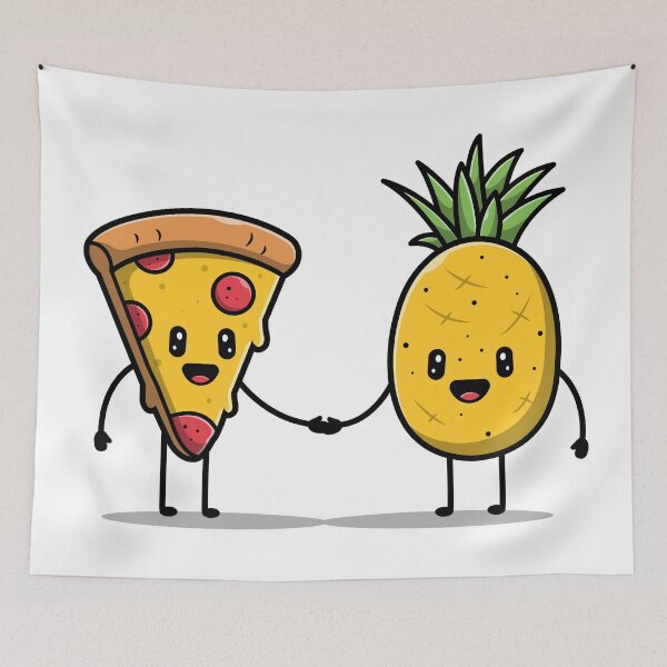 Item preview, Pineapple and Pepperoni Pizza designed and sold by muskitt.