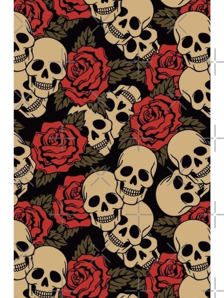 Thumbnail 4 of 4, iPhone Case, SKULLS AND ROSES designed and sold by TheGiftingTree.