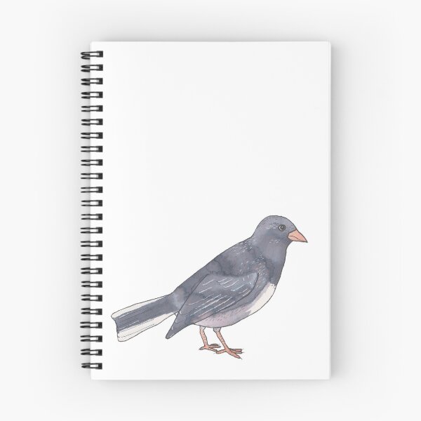 Item preview, Dark eyed Junco watercolor bird species art designed and sold by TheWaterBirds.