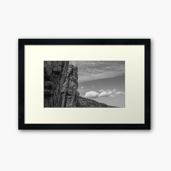 Devils Backbone: soft vs hard Framed Art Print