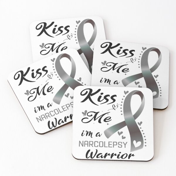 Item preview, Kiss Me I'm A Narcolepsy Warrior designed and sold by hvoid41.