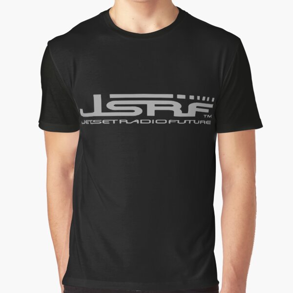 Vista previa del artículo con la obra «Jet Set Radio Future (JSRF) Texto Gris», diseñado y vendido por everything4eva.