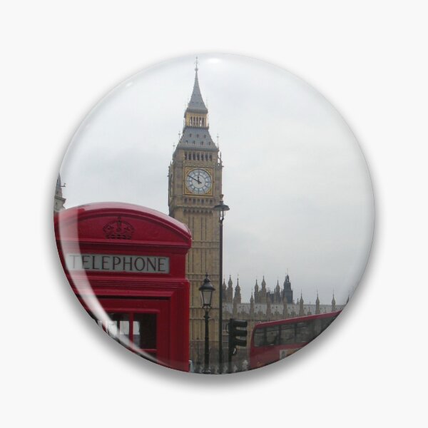 Item preview, London Phone Booth, Double Decker Bus and Big Ben Photograph designed and sold by Bumblefuzzies.