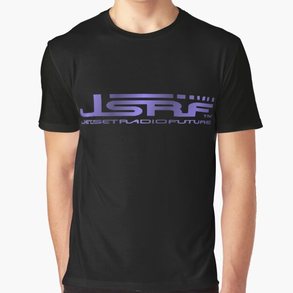 Vista previa del artículo con la obra «Jet Set Radio Future (JSRF) Texto Metálico Violeta», diseñado y vendido por everything4eva.