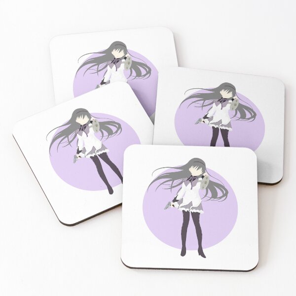 Item preview, Homura Akemi  - Madoka Magica - colourful anime art print designed and sold by AnimeDesignX.