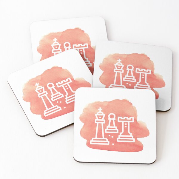 Item preview, Chess Girl Pink Watercolor  designed and sold by RaquelDeneth.
