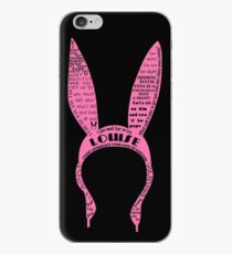 Louise Belcher is Awwwesome! (black) iPhone Case
