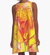 Beltane fire A-Line Dress