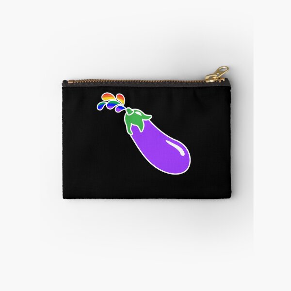 Item preview, Gay Eggplant Emoji Rainbow Squirt designed and sold by conceptcreature.