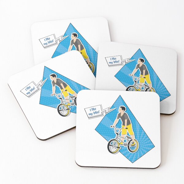 Item preview, BMX biker. Comic style.Pop Art. designed and sold by Irinakurta.
