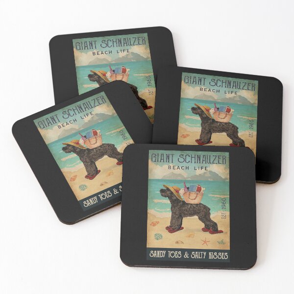 Item preview, Beach Life Sandy Toes Giant Schnauzer designed and sold by Douglafa.
