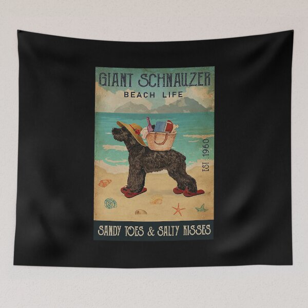 Item preview, Beach Life Sandy Toes Giant Schnauzer designed and sold by Douglafa.