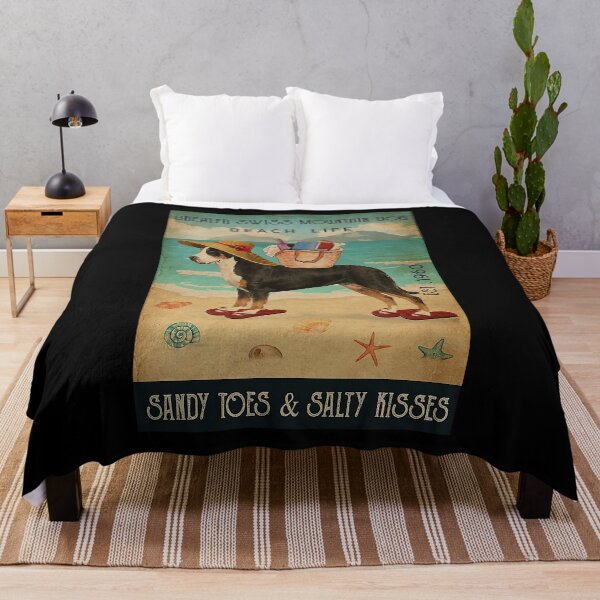 Item preview, Beach Life Sandy Toes Greater Swiss Mountain Dog designed and sold by Douglafa.