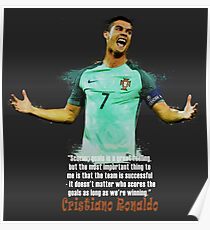 UEFA EURO 2016 RONALDO Poster