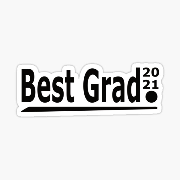 Best Grad Period Sticker