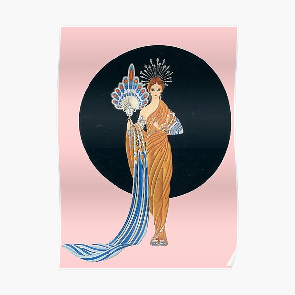 Athena, by Erte Poster
