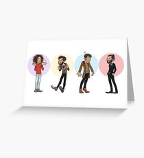 4 little Aidans Greeting Card