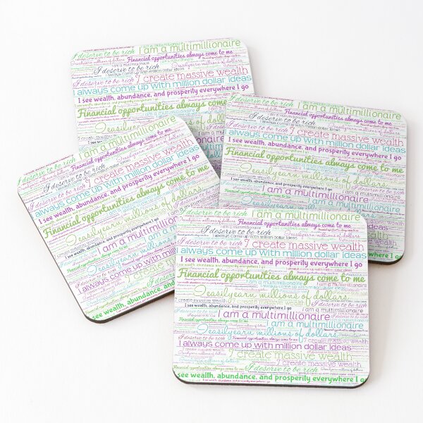 Item preview, Law of Attraction Affirmation in Lime Apple Green and Accent Colors designed and sold by frankie5368.