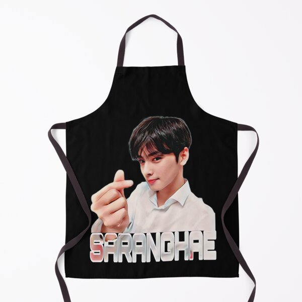 cha eun woo. Kdrama design, cha eun woo, saranghae Apron