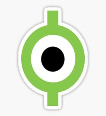 Mirai Nikki Number 12 Twelve Green Sticker