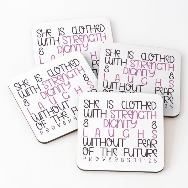 Item preview, Proverbs 31:25 (curly version) designed and sold by Nochisan.