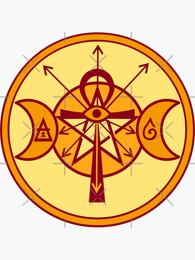 "Magick and the Maker Sigil" Sticker by skange | Redbubble