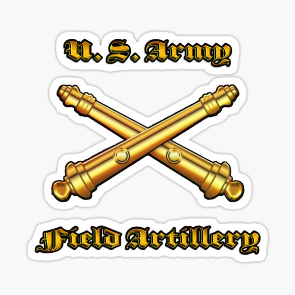 593rd Field Artillery Battalion v2 (US Army) Transparenter AUFKLEBER,  gestanzter Vinyl-Aufkleber