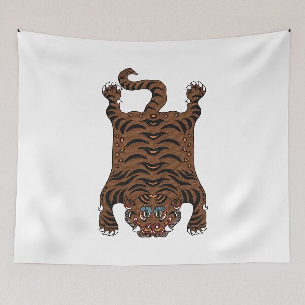 Item preview, Japanese Tiger Rug Tattoo Inspired designed and sold by AlwaysTired-CO.