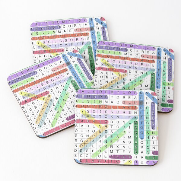 Item preview, Craft and Sewing Notions Words - Word Search Puzzle designed and sold by WickedRefined - Nicole Demereckis.