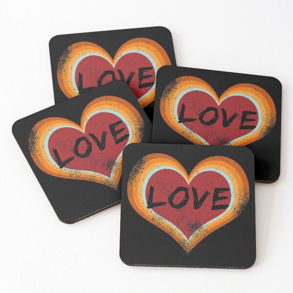 Item preview, Retro Vintage Heart-Love designed and sold by BLACKSUN-SHOP.