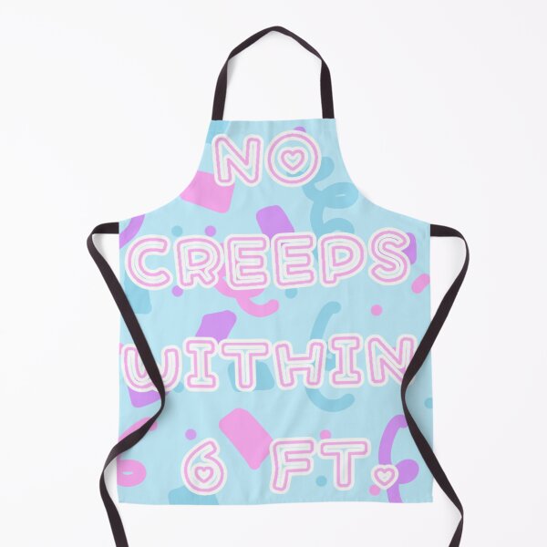 Item preview, No creeps within 6 ft blue designed and sold by Zoestollart.