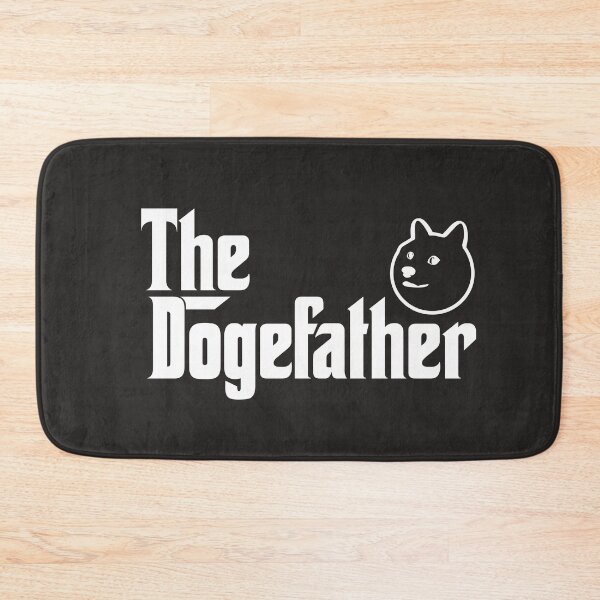 Item preview, The Dogefather Funny Dogecoin Doge Meme Crypto Hodl Coin designed and sold by gkao.