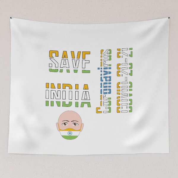 Item preview, Save India Corona 20 designed and sold by Designer-amjed.