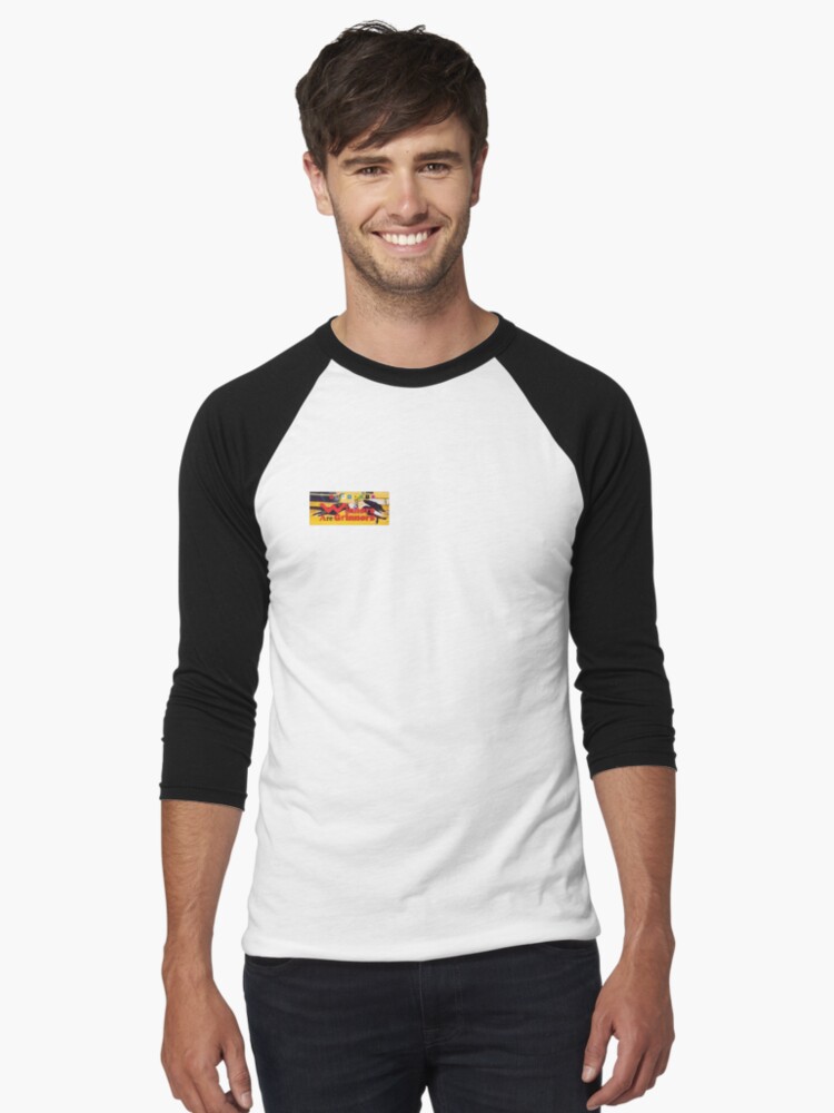 Thumbnail 1 of 3, Baseball ¾ Sleeve T-Shirt, AUSTRALIA NEW ZEALAND GREYHOUND RACING designed and sold by Wagbet.