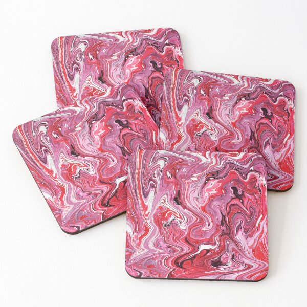Item preview, Strawberry Cream - Acrylic Pour Painting designed and sold by dnacademic.