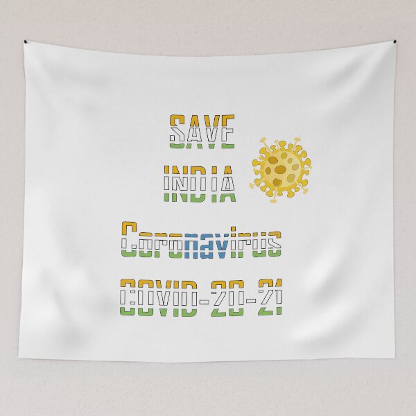Item preview, Save India Corona Virus 20-21 designed and sold by Designer-amjed.