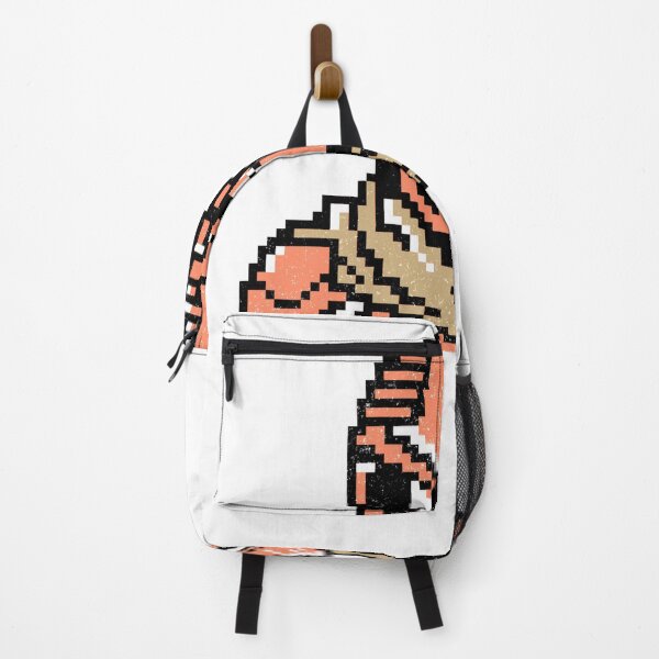 Item preview, Pixelated orange space ninja designed and sold by Futuristics.