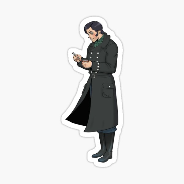 Jopson eating from Goldner's Can Sticker