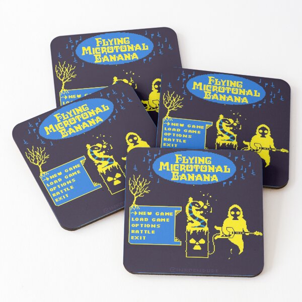 Item preview, Flying Microtonal Banana Videogame Cover designed and sold by RedFootedBooby.