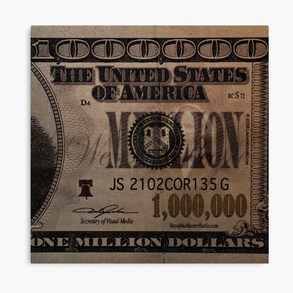 1 million dollar bill Photographic Print for Sale by Dimo Petrov