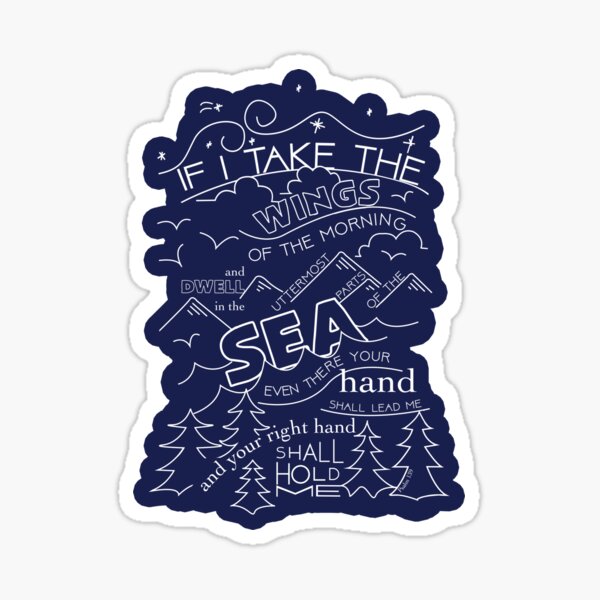 Item preview, Your hand shall lead me Psalm 139  designed and sold by ReformedBeard.