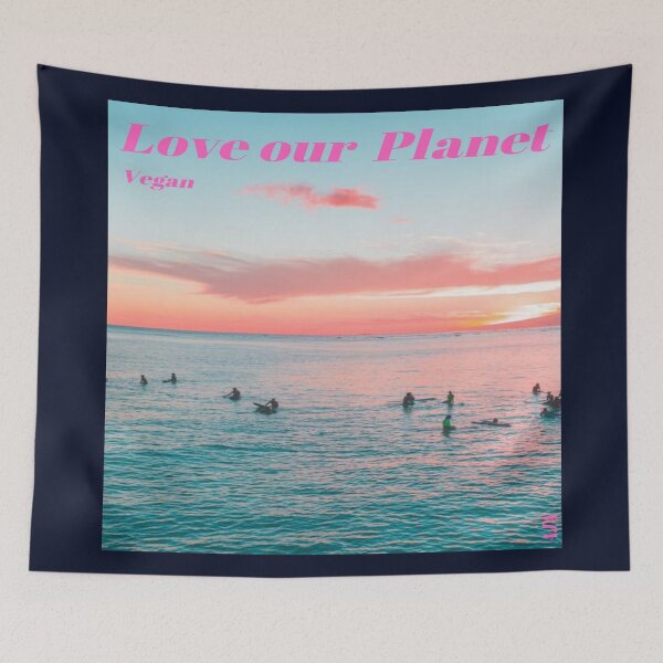 Item preview, Love Our Planet Go Vegan designed and sold by 7AJA.