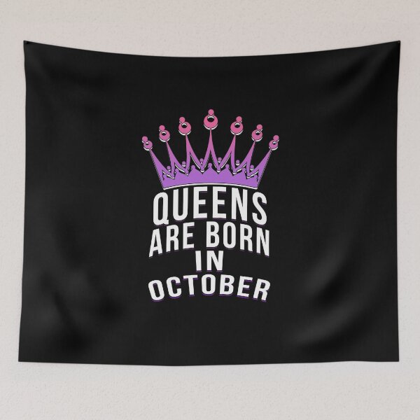 Item preview, Queens are born in October designed and sold by PGPshop.