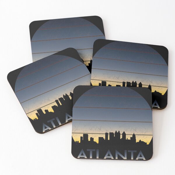 Item preview, ATLANTA sunset design, silhouette design, sunset design, atlanta skyline designed and sold by greatatlas.