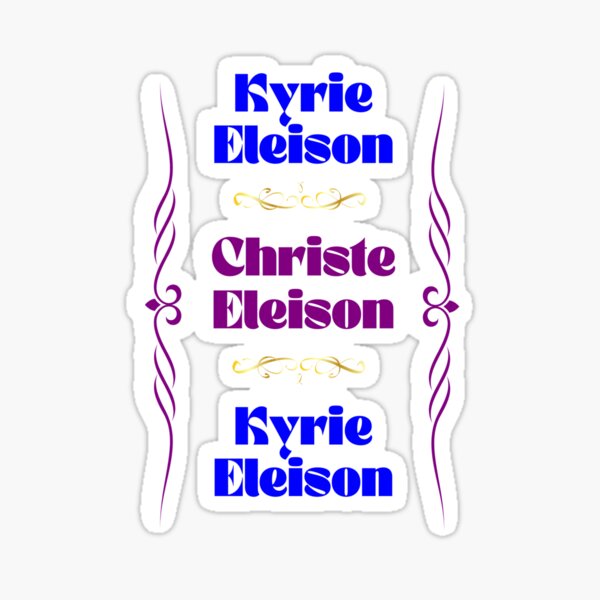 Item preview, Kyrie Eleison - Lord Have Mercy designed and sold by stadia-60-west.