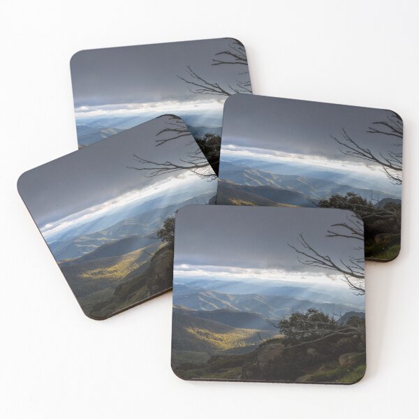 Item preview, Panoramic view from Mount Buffalo at Sunset designed and sold by cannboys.