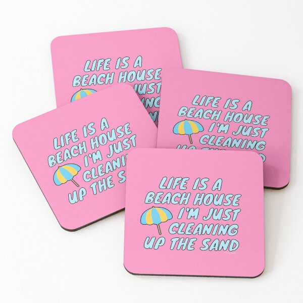 Item preview, Life is a Beach House I'm Just Cleaning the Sand Housekeeper Fun designed and sold by SavvyCleaner.