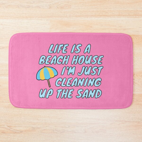 Item preview, Life is a Beach House I'm Just Cleaning the Sand Housekeeper Fun designed and sold by SavvyCleaner.