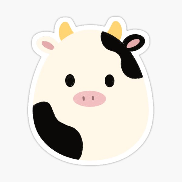 Squish Cow Sticker