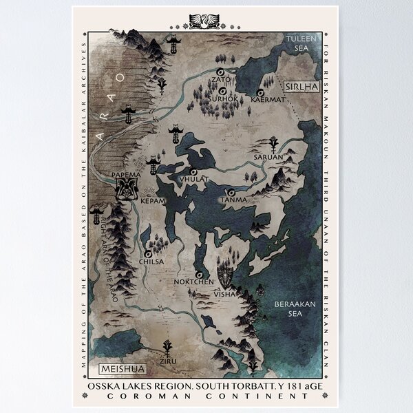 Item preview, Torbatt Map designed and sold by Merwild-Coco.